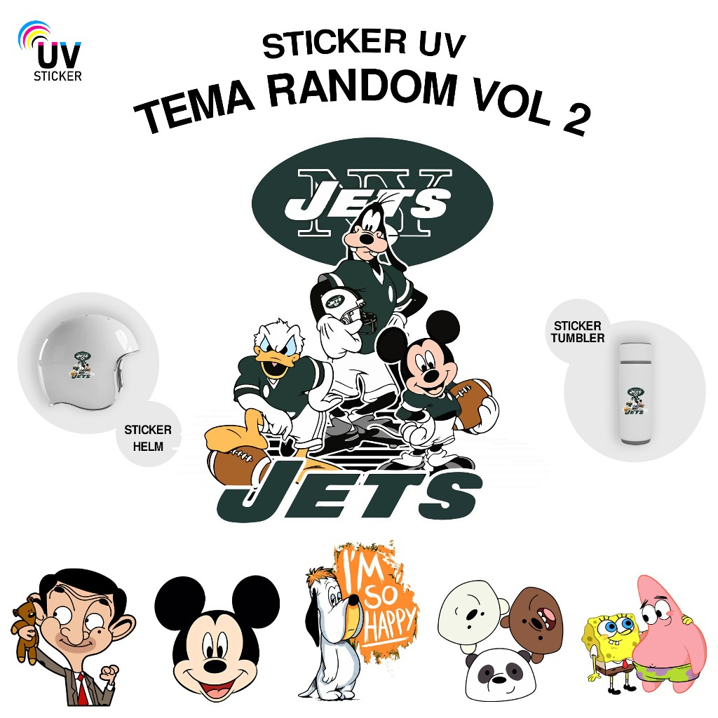 

STIKER UV - TEMA RANDOM VOL 2 | STICKER UV, STICKER MOTOR, STICKER MOBIL, STICKER HELM, STICKER TUMBLER, STICKER 3D, STICKER UV DTF BY UVSticker