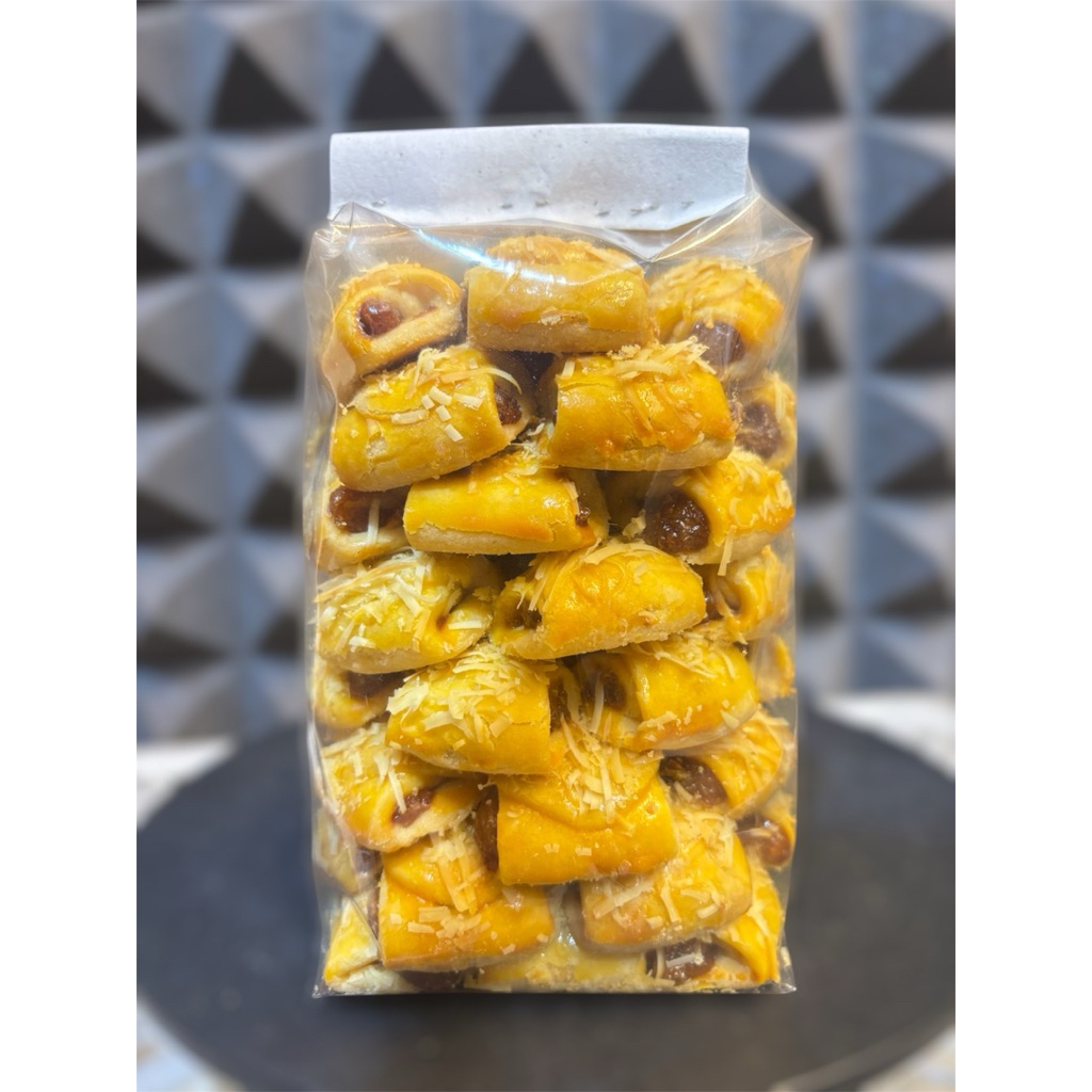 

Snackkings Kue Nastar Lipat Home made Keju isi selai nanas Asli Kualitas Standar Premium Kemasan platik 500grm
