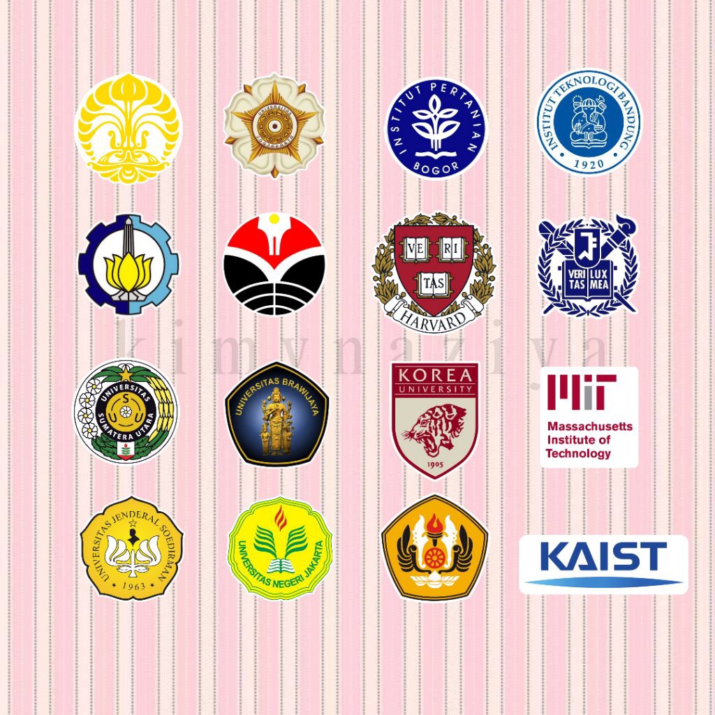 

stiker universitas/stiker ptn/stiker pts/stiker ptln/stiker kampus