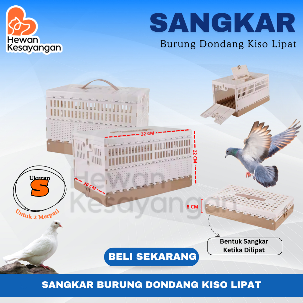 Sangkar Dondang Kiso Lipat Gabur Merpati Pos Balap PMTI / Sangkar Merpati