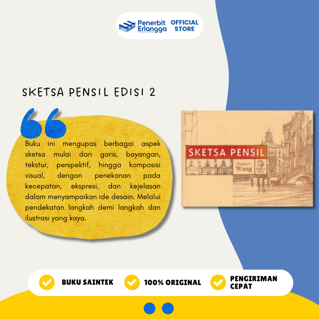 [Erlangga Official] Sketsa Pensil Edisi 2 - Thomas C. Wang