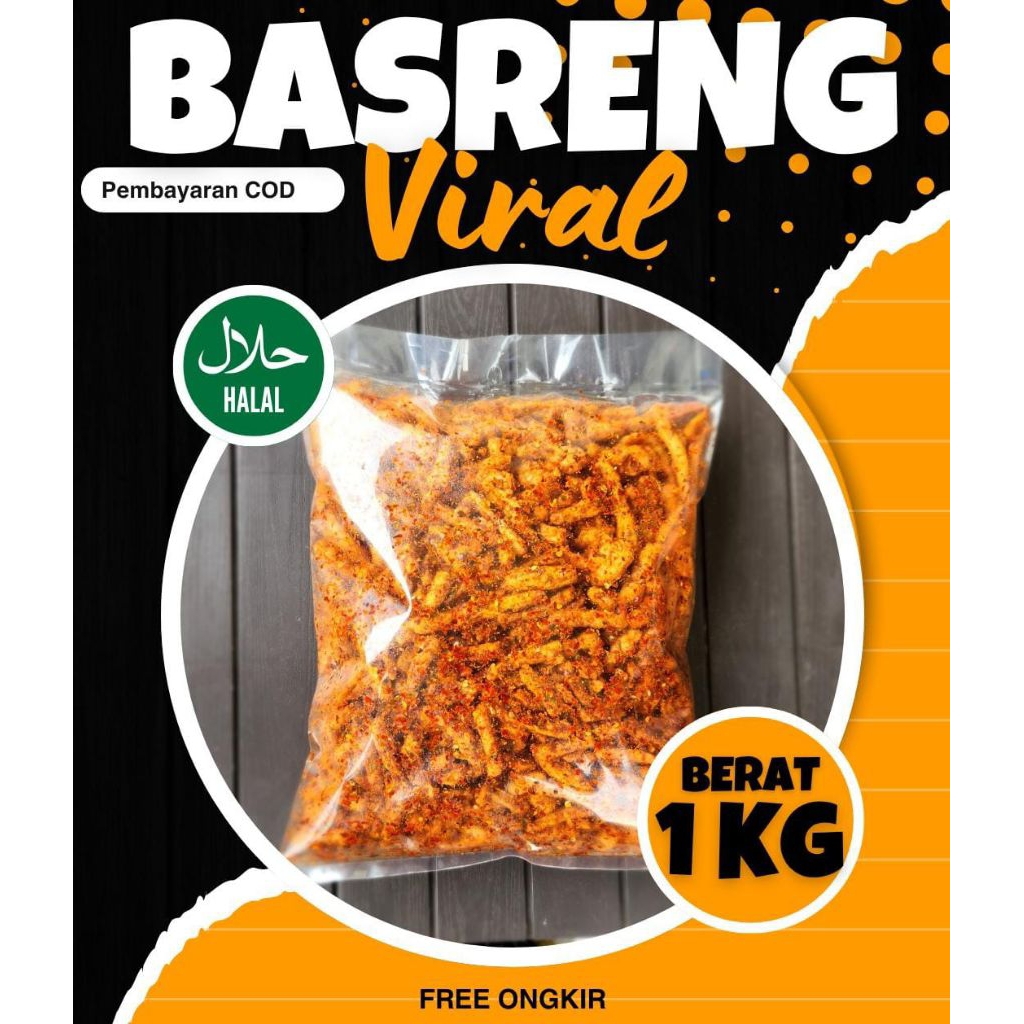 

COD Basreng Original Pedas Daun Jeruk Viral Murah Terlaris 20rb Snack Sultan Cemilan Trend Tanpa Bahan Pengawet