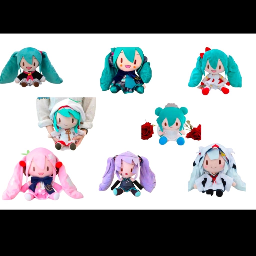Boneka Hatsune Miku. Boneka Kucing . Boneka Panda