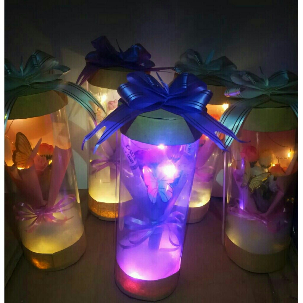 Gift box buket || Bouqet bunga mini || box buket