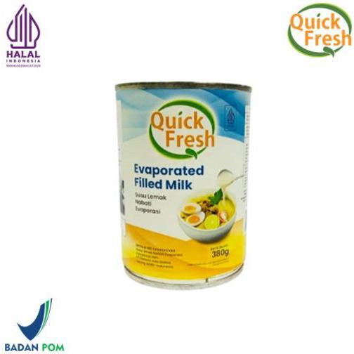 

Quick Fresh Evaporated Filled Milk 380gr / Susu Evaporasi
