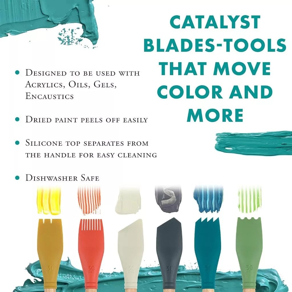 

Princeton Catalyst Blade Tool Alat Lukis Palette Spatula Lukis