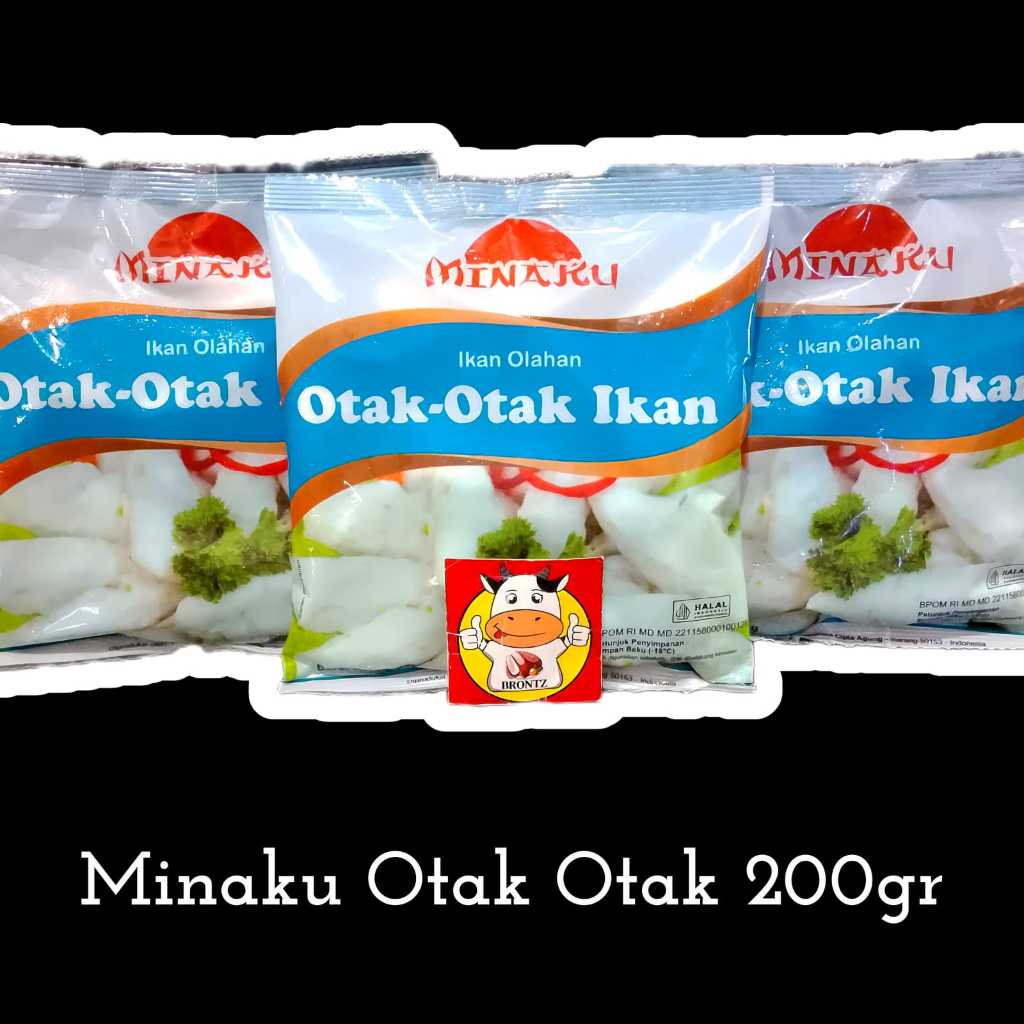

MINAKU OTAK-OTAK IKAN 200GR - FROZEN FOOD - BRONTZ JOGJA