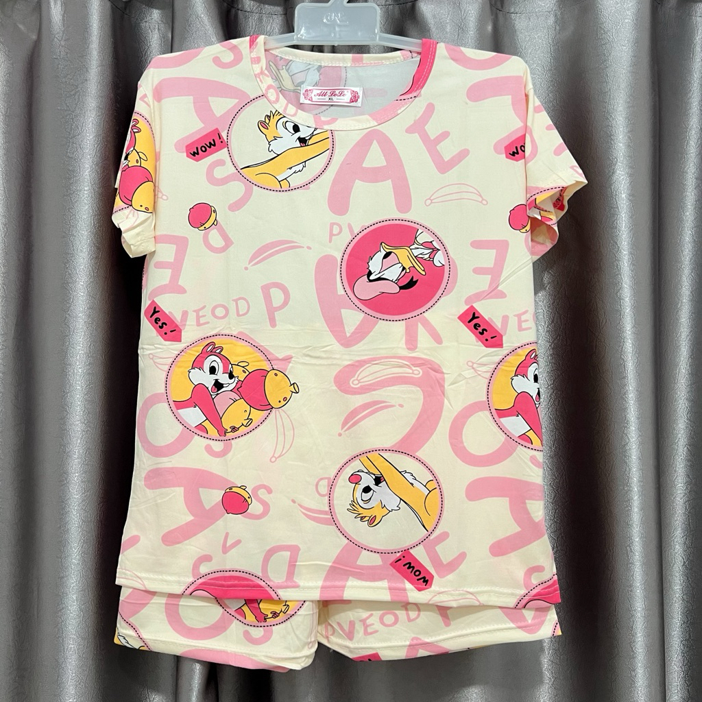 BELOVIE - Piyama Pendek Donald Duck Karakter Import Premium Lucu Korean Style Trendy
