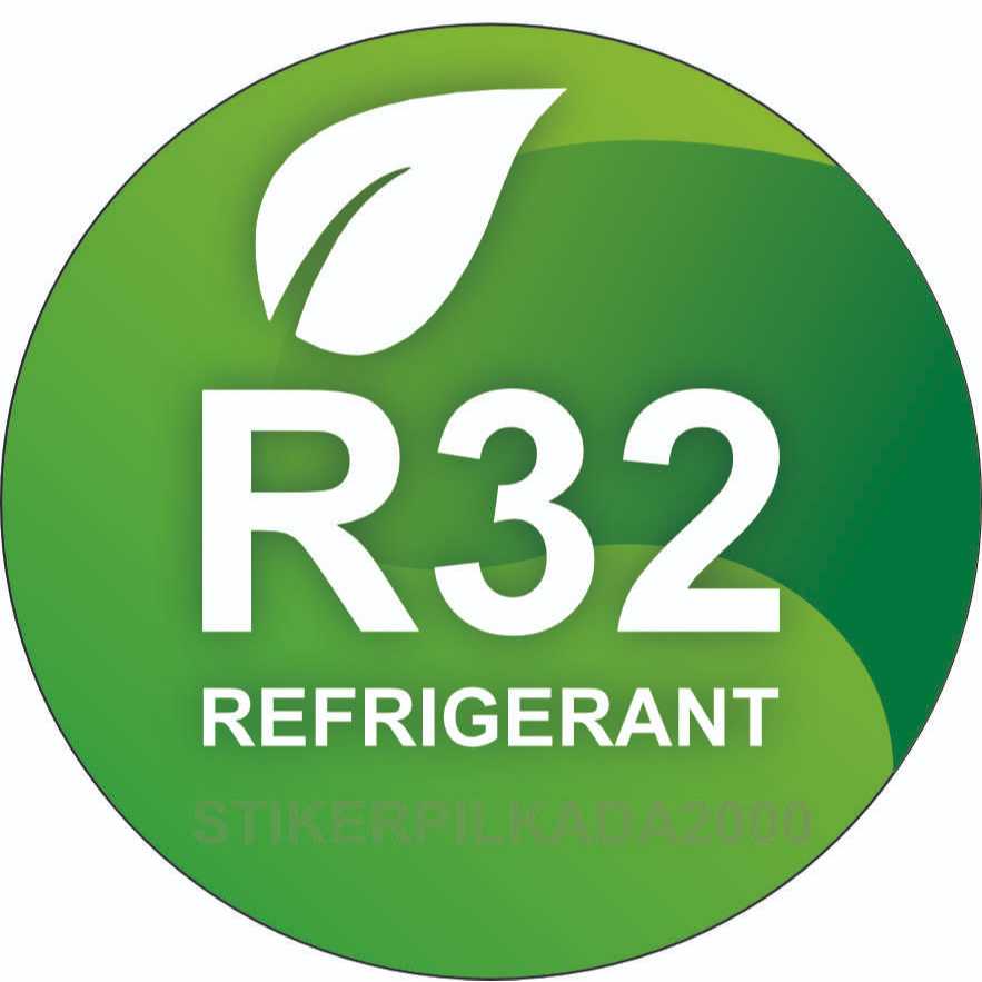 

STIKER VINYL R32 REFRIGERANT / FREON R32 ECO FRIENDLY