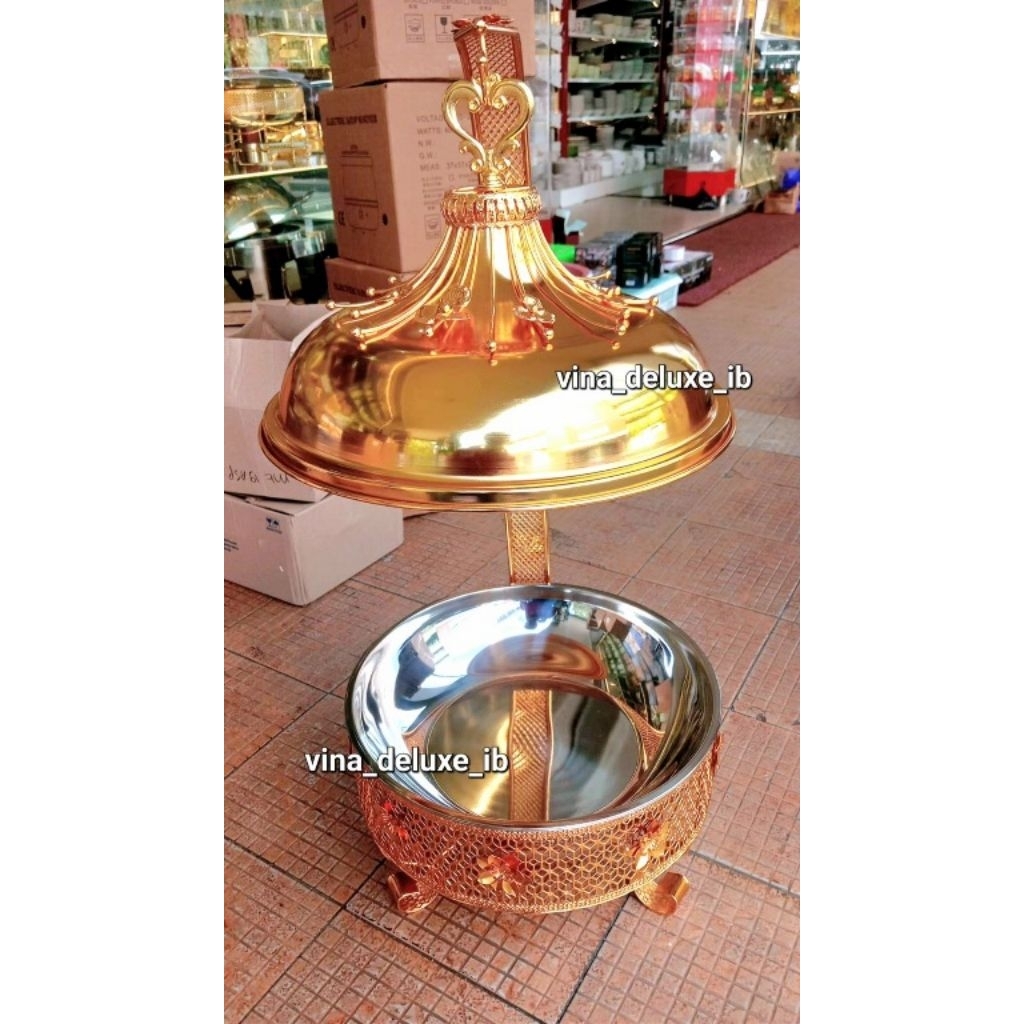 Prasmanan Sultan / Roll Top Stainless Gold 8liter