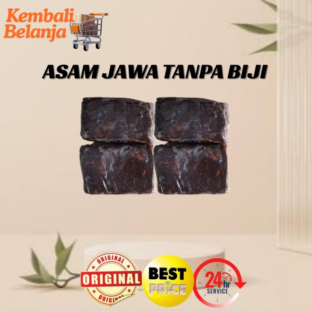 

Asam Jawa Tanpa Biji 100 Gram/ Asem Jawa Asli/ Asam Jawa Super