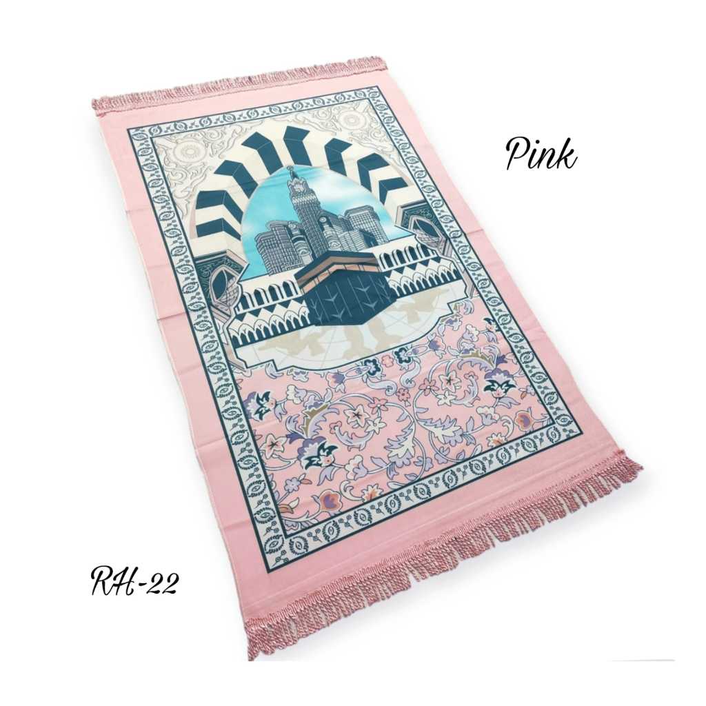 Sajadah Turki Turkey Premium Bahan Suede Kabah Lembut Halus Antislip