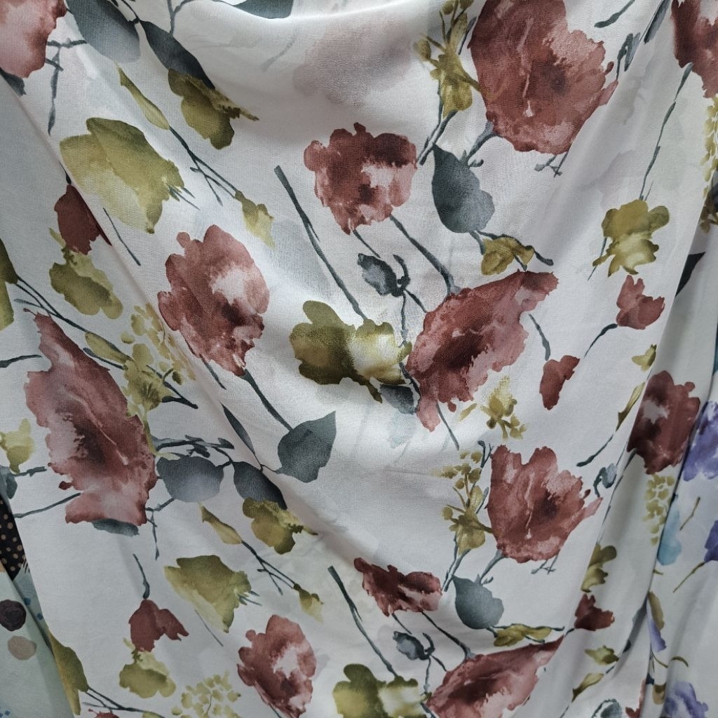 kain ceruti motif - kain ceruti premium - ceruti baby doll motif bunga - kain ceruti zara nd motif b