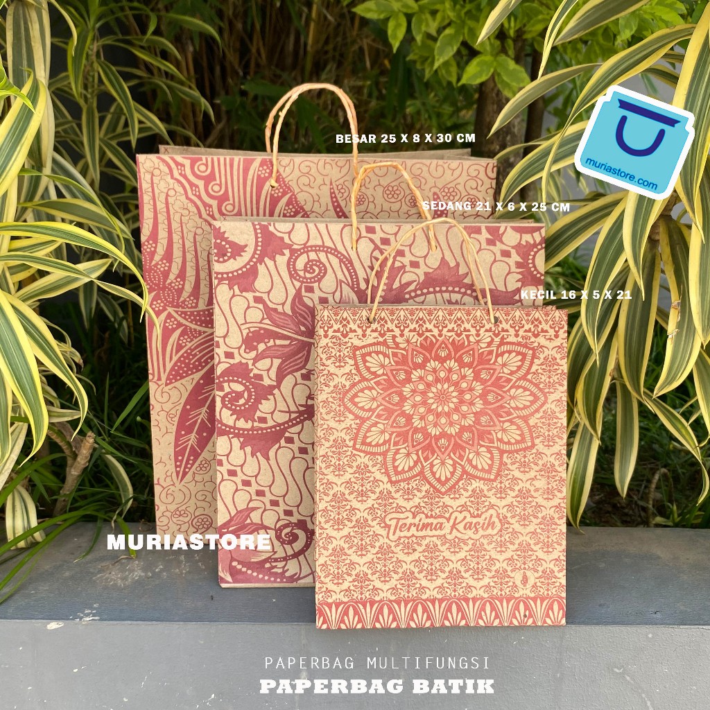

Tas Kado Paper Bag Batik Untuk Tas Souvenir Snack Ulang Tahun Arisan Barang Langsung Kirim