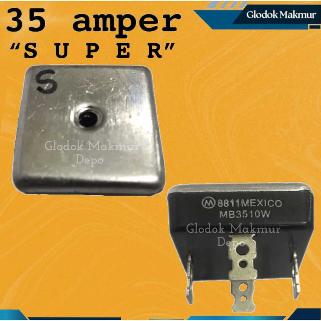 DIODA KIPROK 35A BRIDGE 35 AMPERE MEXICO