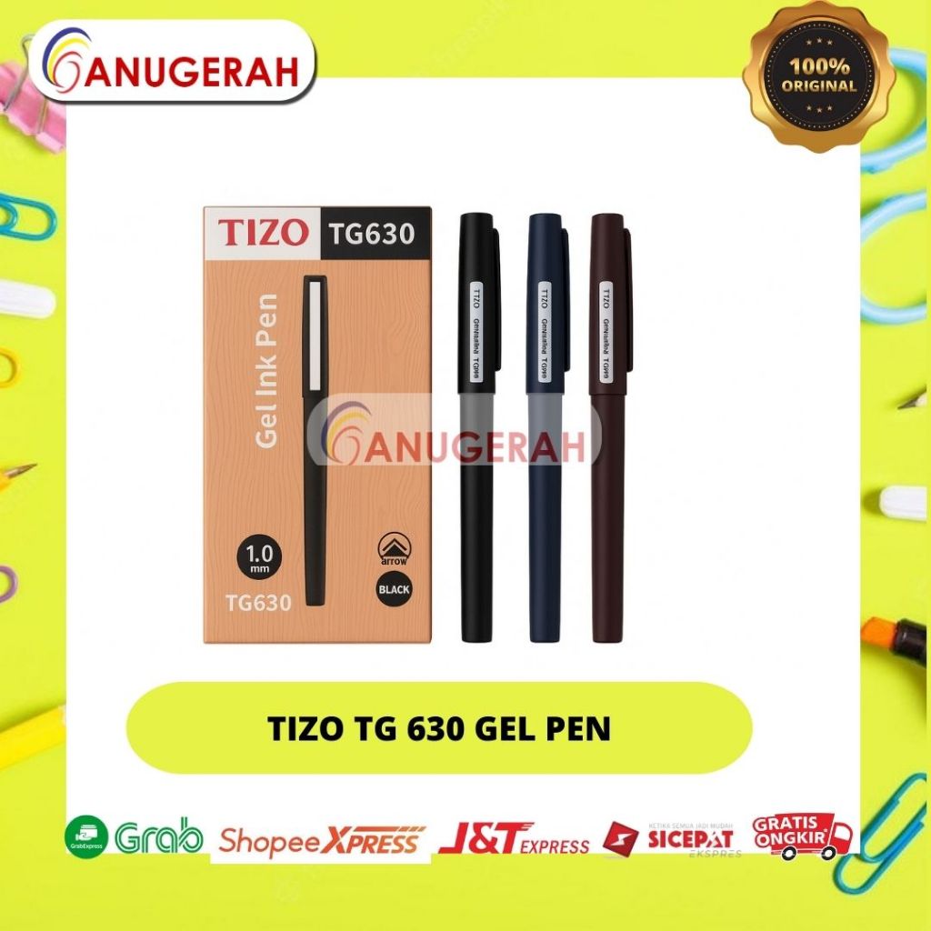 

TIZO TG - 630 BOLPOINT GEL 1.0mm (PCS)