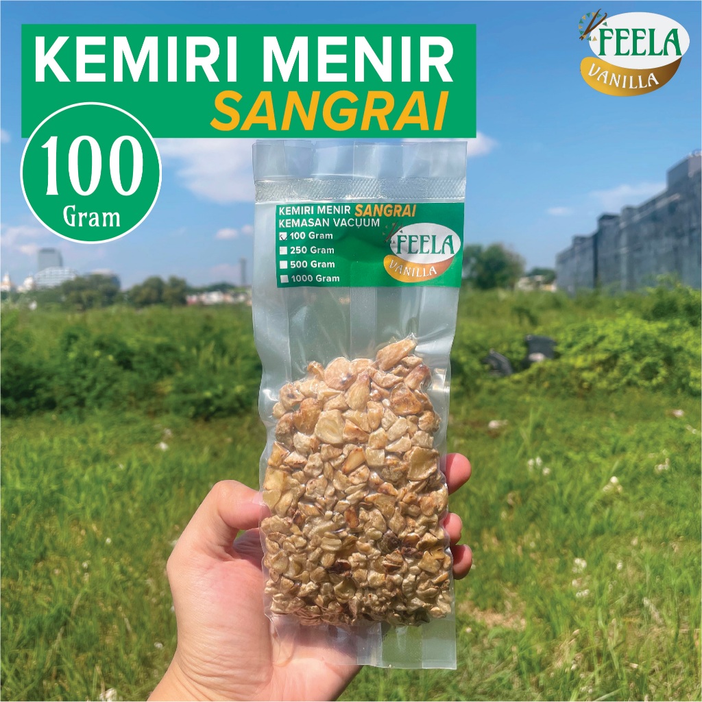 

Kemiri Sangrai Menir 100 Gram - Biji Kemiri Fresh - Khas NTT