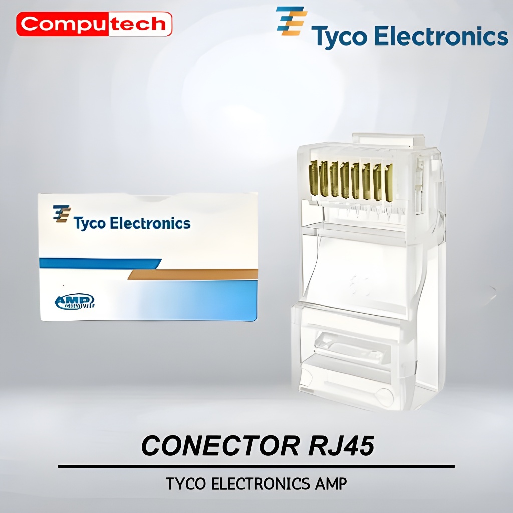 Connector RJ45 AMP Box Tyco Electronics isi 100pcs