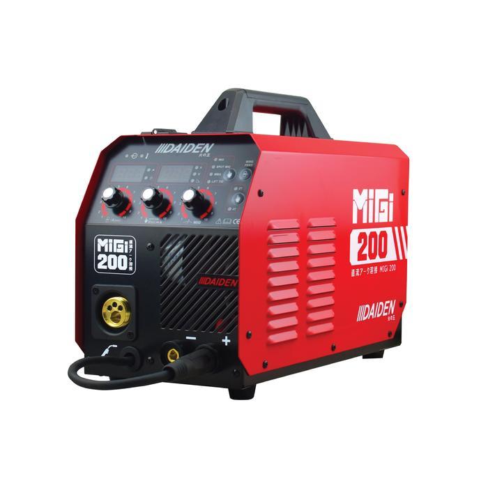 DAIDEN MIGi 200 Mesin Las MIGi200/Mig 200 A/Ampere Bisa Gasless/Bisa CO2 Argon Ori Garansi Resmi