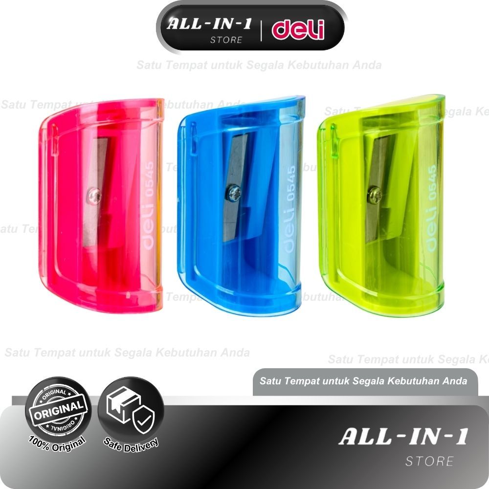 

Deli Rautan Pensil 1 lubang 7mm pisau tajam ergonomis pegangan nyaman E0545