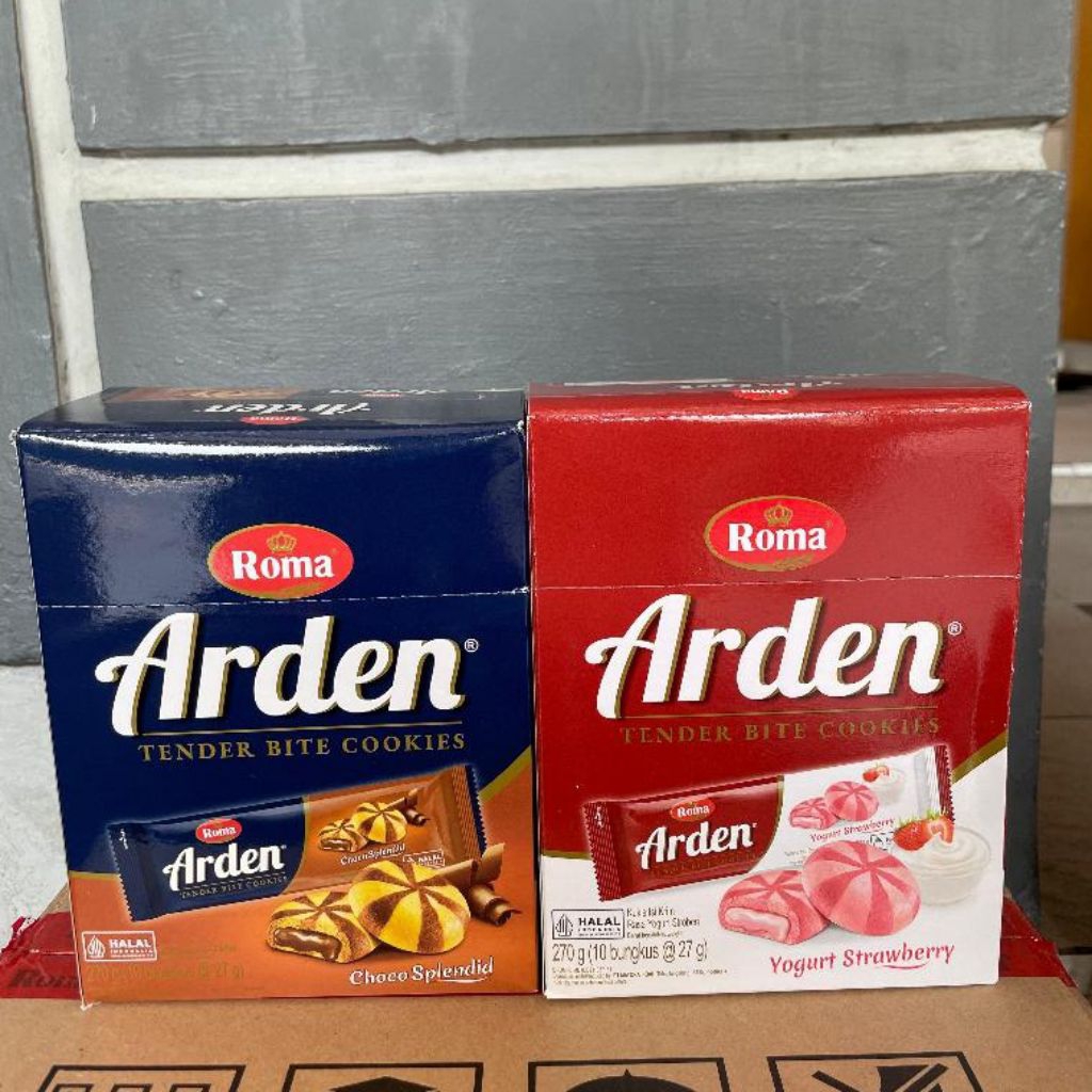 

Roma Arden Box isi 10 Biskuit Kue Cokelat & Strawberry Arden Satuan @30gr
