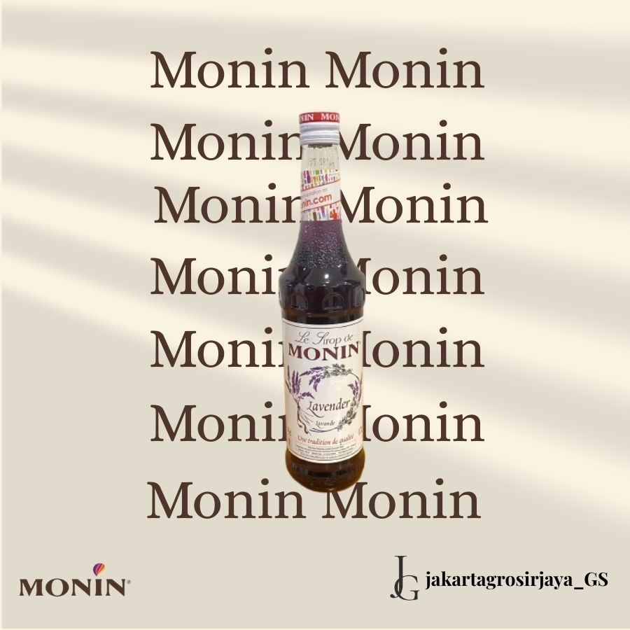 

SYRUP MONIN LAVENDER 700 ml SIRUP - MONIN LAVENDER 700 MILI