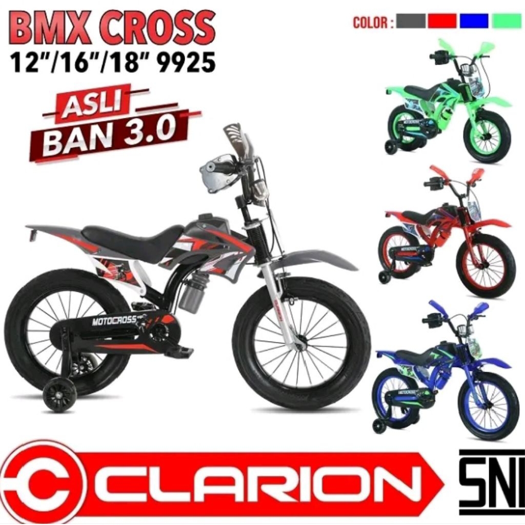BMX 18 Clarion Motor Trail Sepeda anak