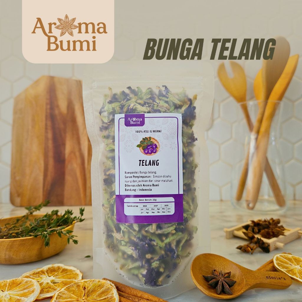 

Aroma Bumi - Bunga Telang Butterfly Pea Rempah Premium Murah