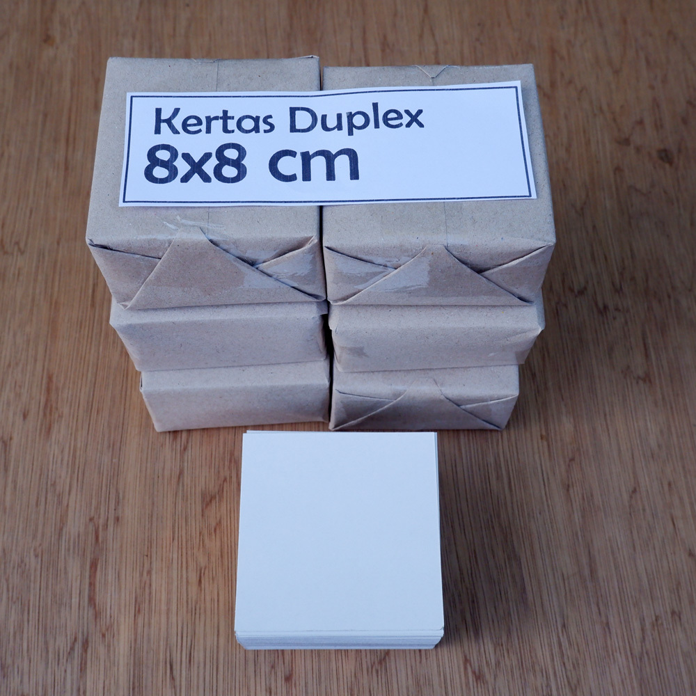 

Kertas duplex 8x8 cm