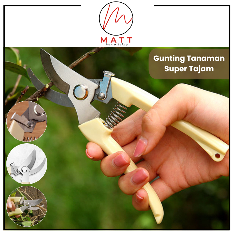 MATT Gunting Dahan Ranting Pohon Pruning Alat Potongg Dahan Ranting Rating Pohon Gunting Tanaman Taj