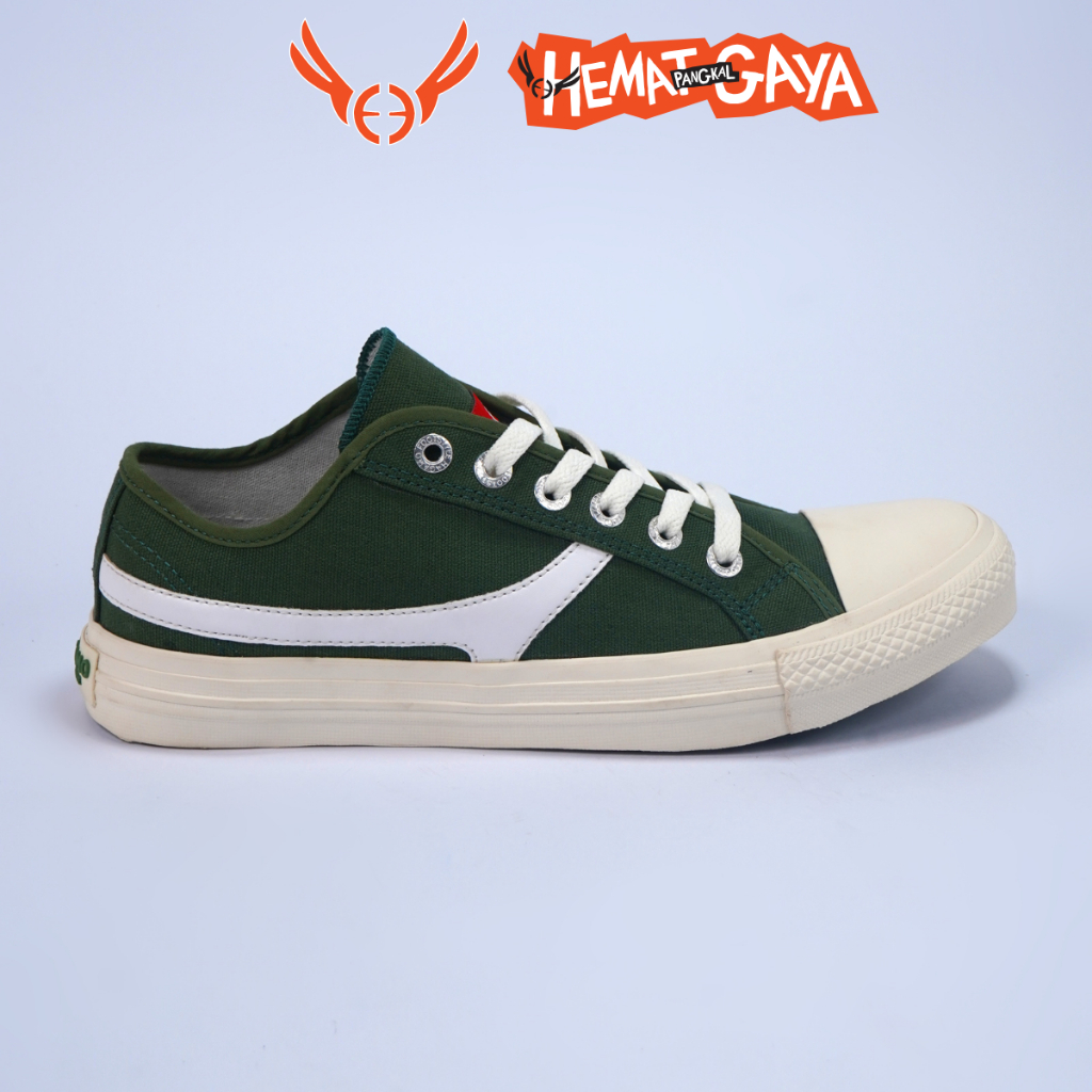SEPATU HAGAMO UFO - LOW Army - Sneakers - Unisex
