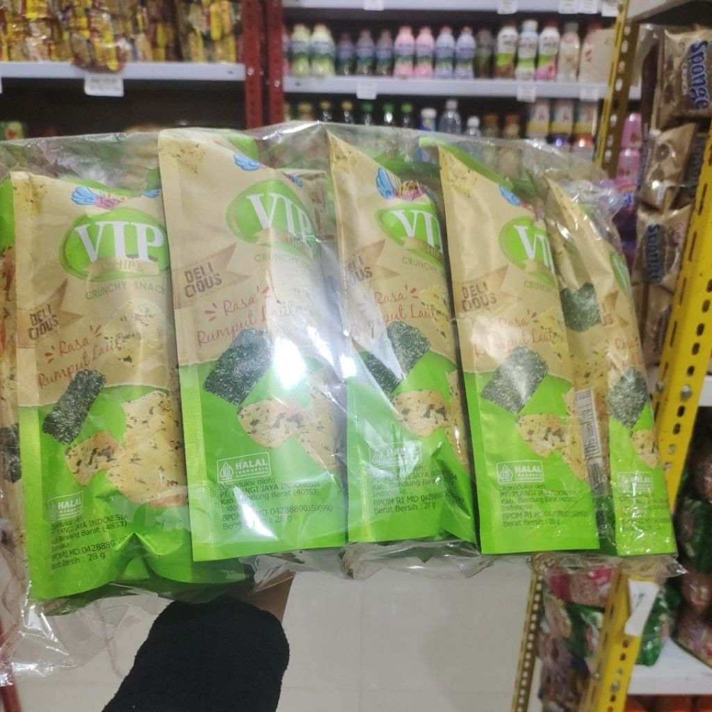 

Vip Snack Rumput Laut dan Sapi Panggang satu Pack isi 10