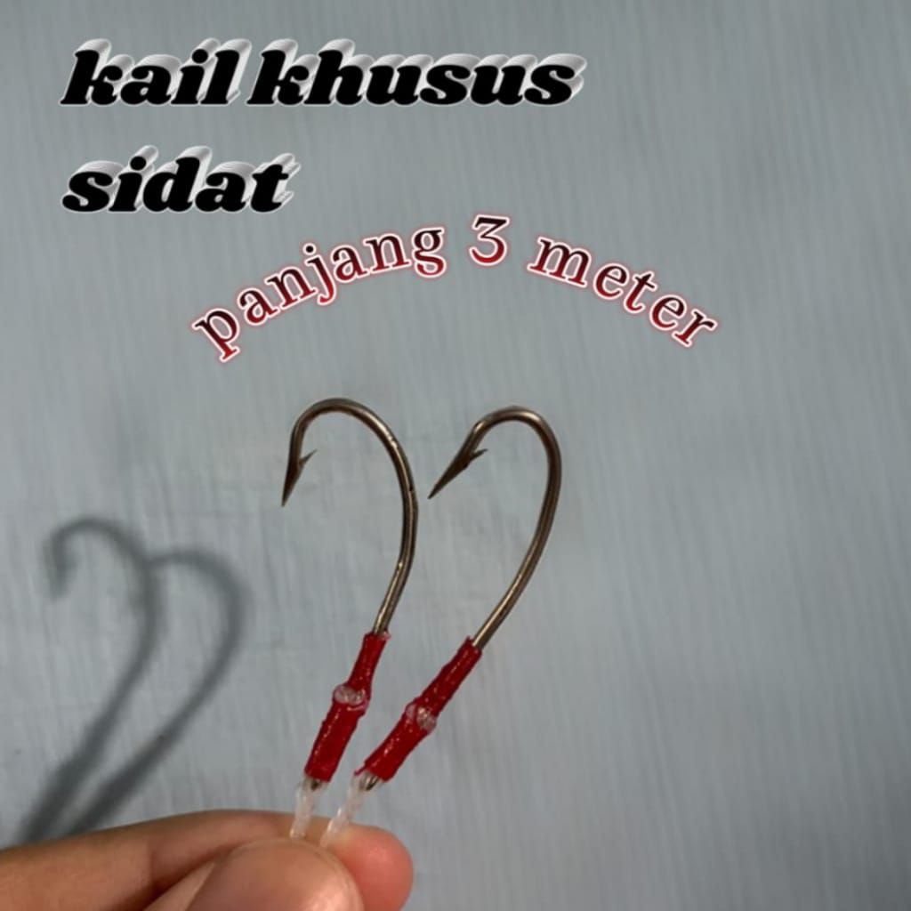 kail khusus ( sidat ,moa dan sejenisnya ) panjang 3 meter  siap pakai