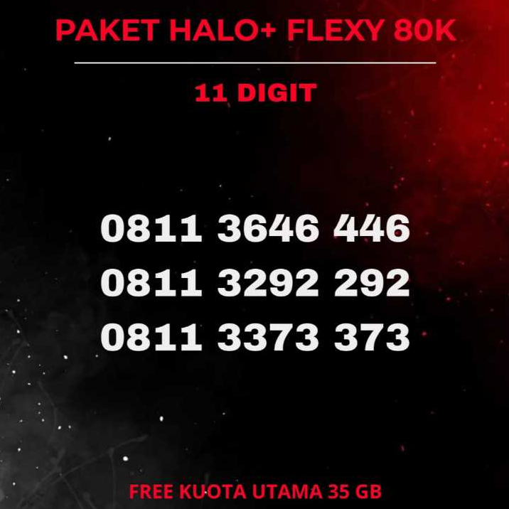 TELKOMSEL HALO 11 DIGIT PASCABAYAR MURAH NOMER SUPERR