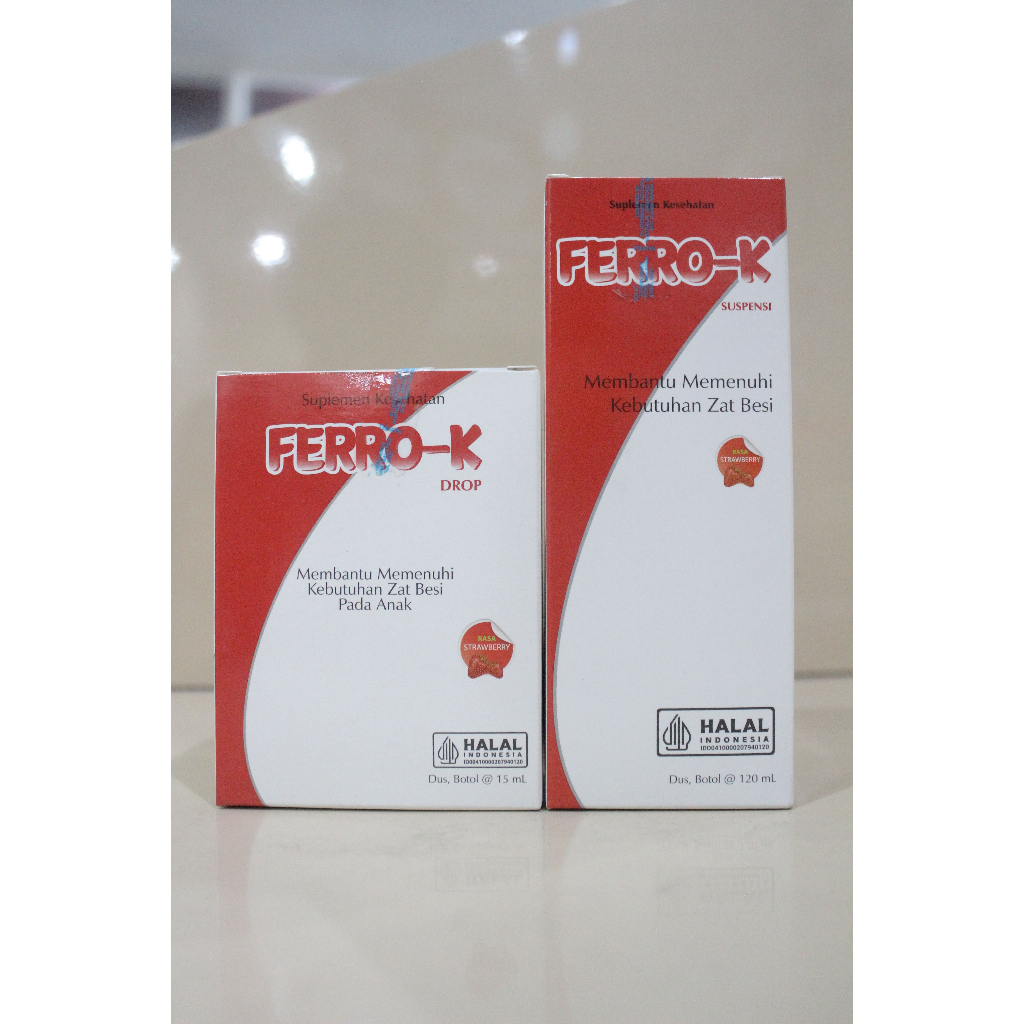 Ferro K Sirup Drop,Sirup Zat Besi Anak Dewasa / Multivitamin Anak Vitamin Zat Besi