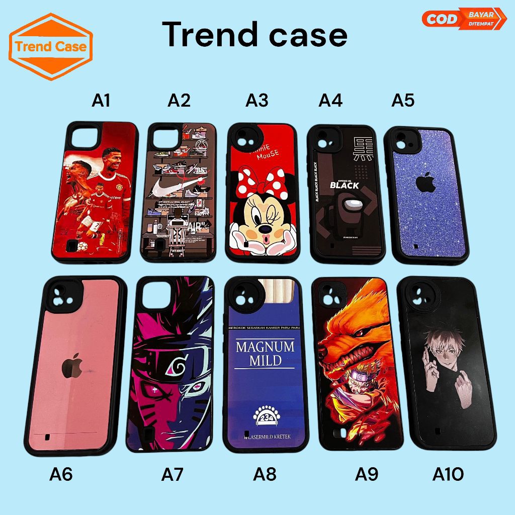 Case Hp Tipe REALME C11 2021/ C20 / C20A / PART 3/ Case Bening / Clear Case / Clear case Gambar / Ca