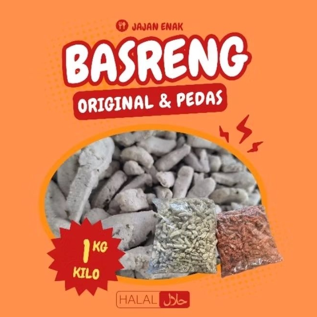 

BASRENG Original Pedas Daun Jeruk Murah Viral 30rb Snack Sultan Bakso Goreng Ikan Enak Renyah Mantap