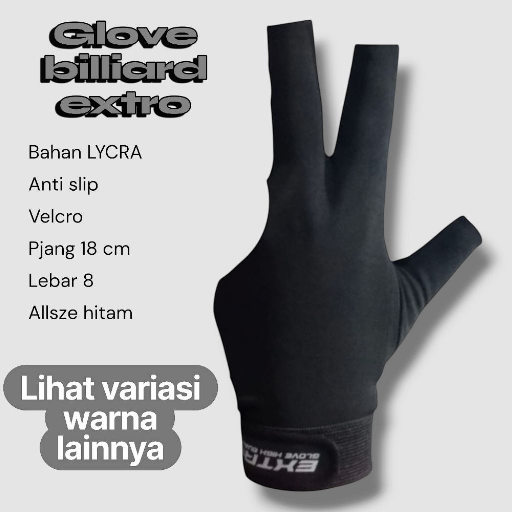 Big Sale Sarung Tangan Bilyard Sarung Tangan Bilyard Blackone Sarung Tangan Bilyard Extro Sarung