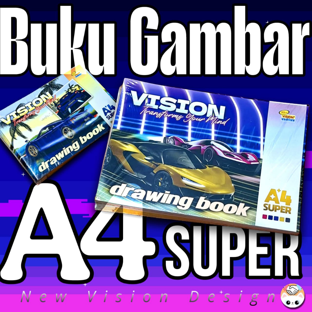 

Drawing Book Buku Gambar A4 Super Pack Isi 10 Merek Vision