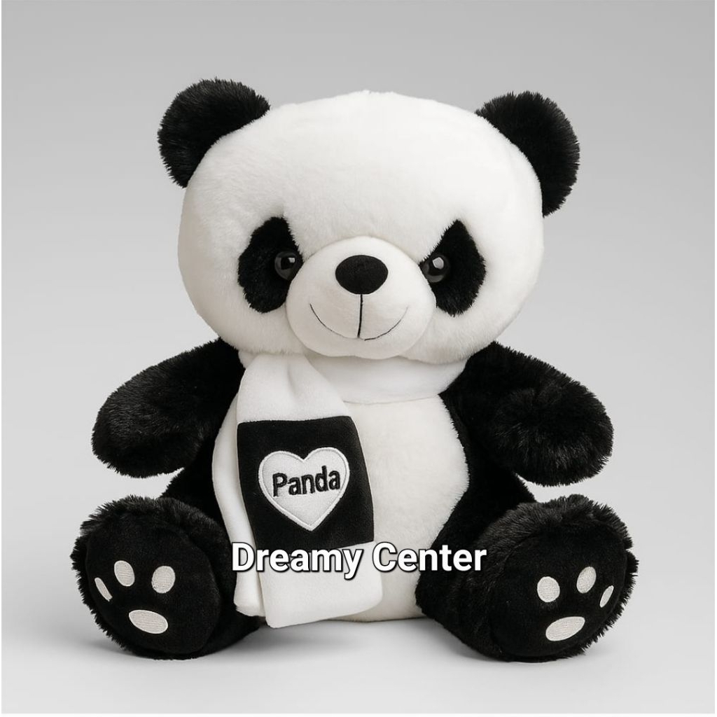 Boneka Panda Imut Syal Size L