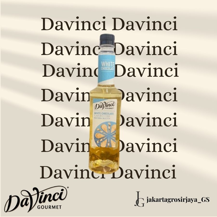 

Davinci Syrup White Chocolate 750 ML - Sirup Rasa Cokelat PUTIH