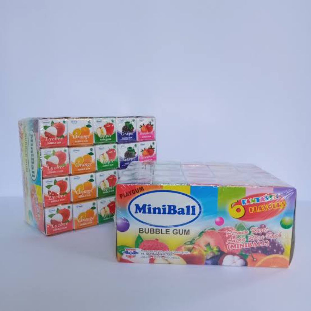 

MINIBALL PERMEN BUBBLE GUM ISI 100