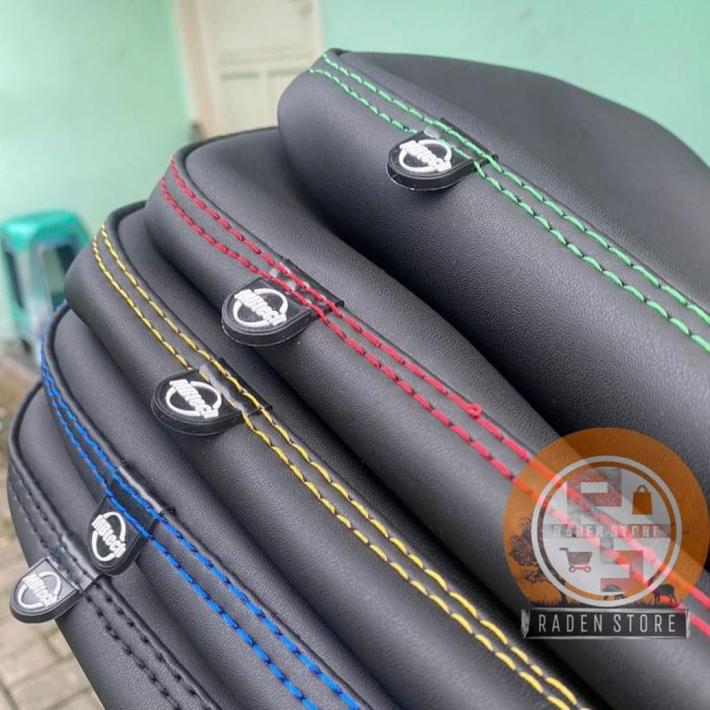 Sarung Jok Ninja R/SS Mb-Tech Carrera || Kulit Jok Ninja Mb-Tech Carrera || Kulit Jok Custom Ninja M