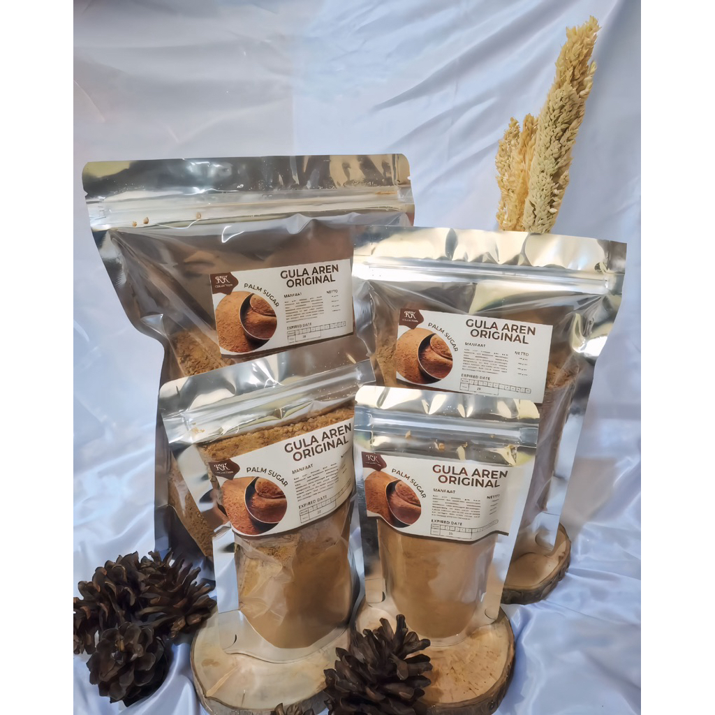 

(TERMURAH)GULA AREN ORIGINAL|ORGANIC PALM SUGAR|GULA SEMUT AREN 100GR, 250GR, 500GR, 1000GR
