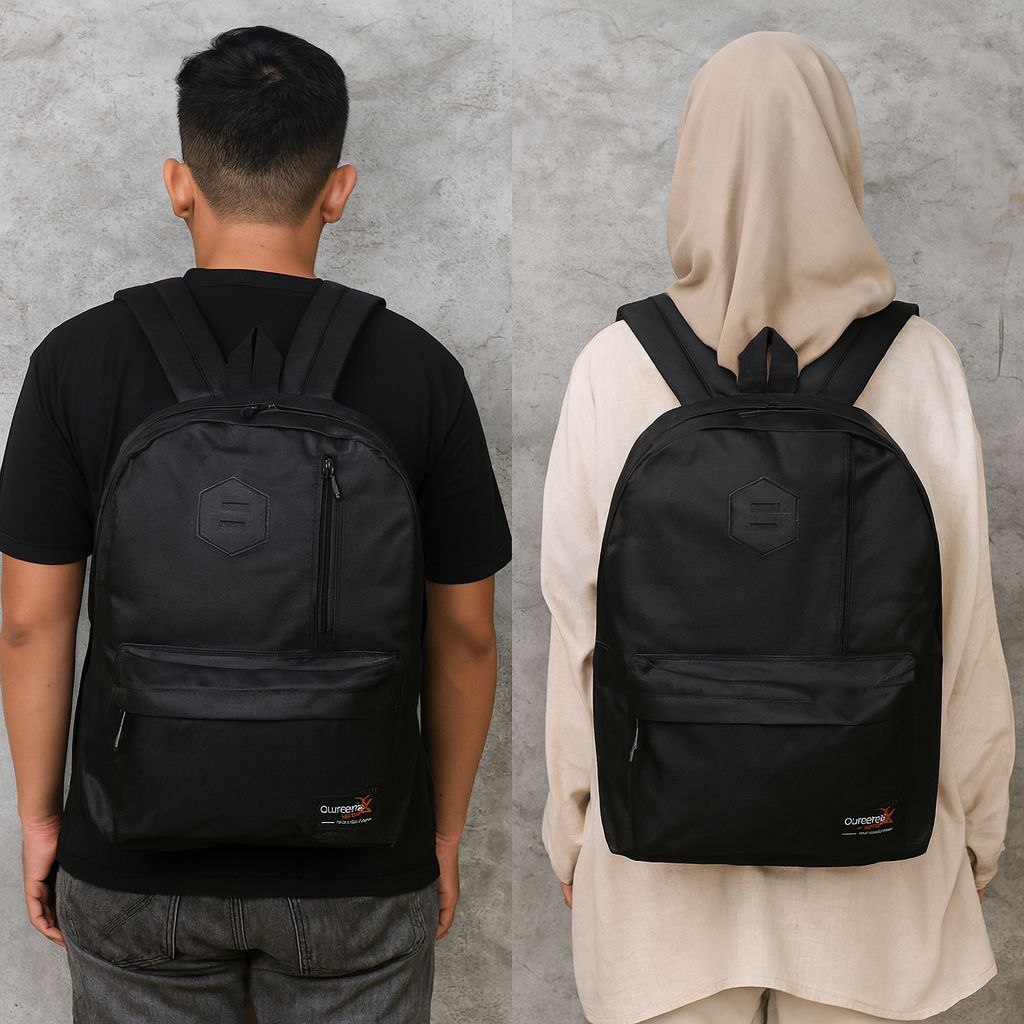 Tas Ransel Webing Premium Tas Sekolah Unisex Tebal