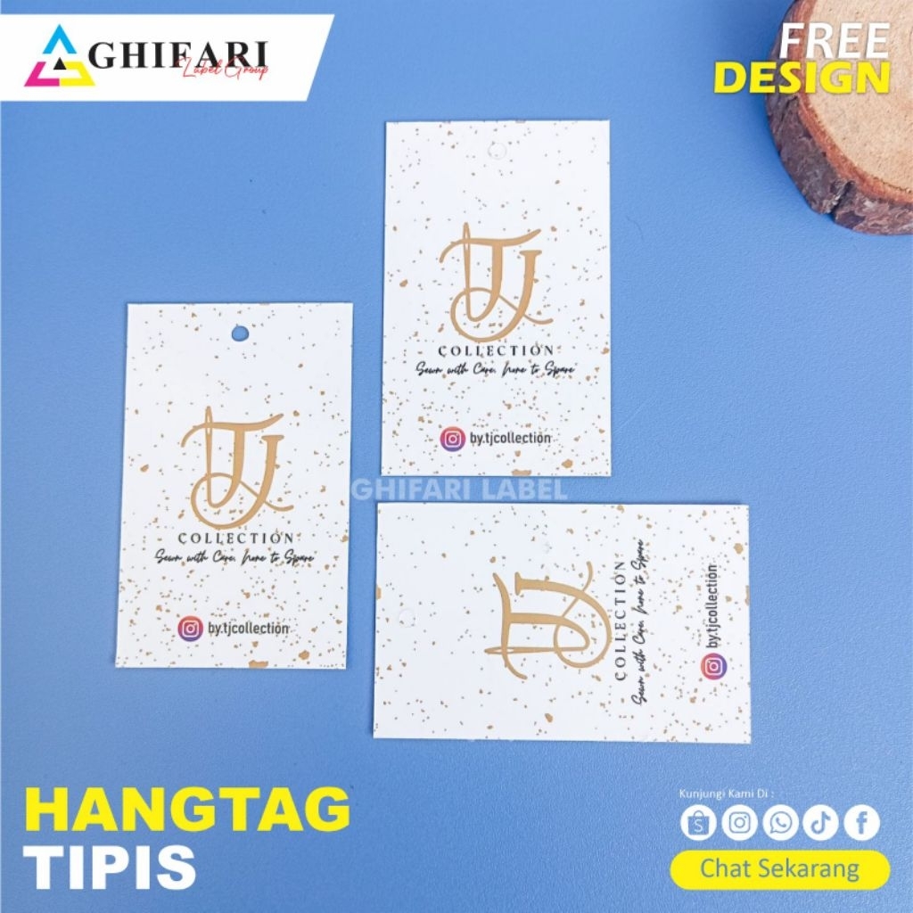 

HANGTAG TIPIS KETEBALAN 310 GRAM/hangtag baju/hangtag nama/hangtag premium