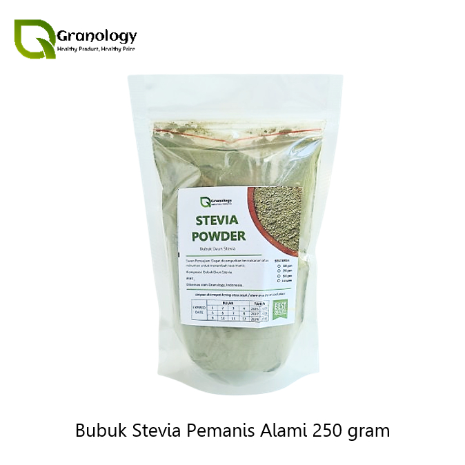 

Daun Stevia Bubuk / Stevia Leaves Powder (250 gram) by Granology