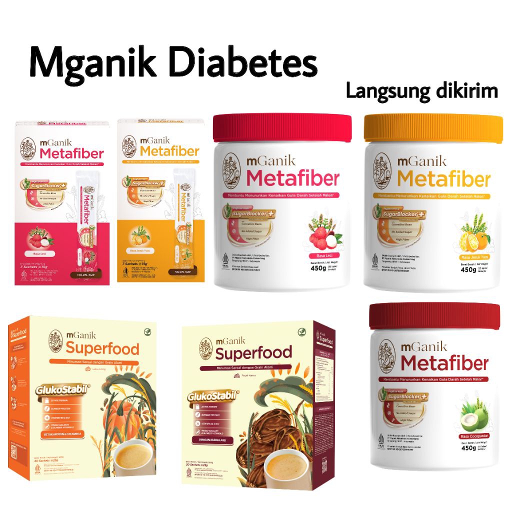 Metafiber Superfood Mganik Diabetes