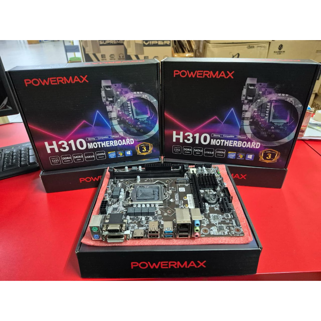 MOTHERBOARD POWERMAX H310 SOCKET 1151 SLOT NVME