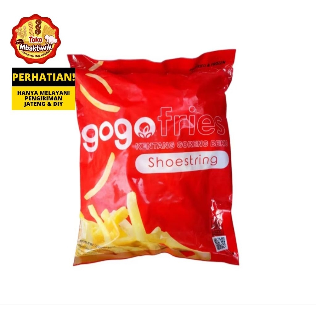

kentang goreng beku 1 kg Gogo shoestring 1 kg